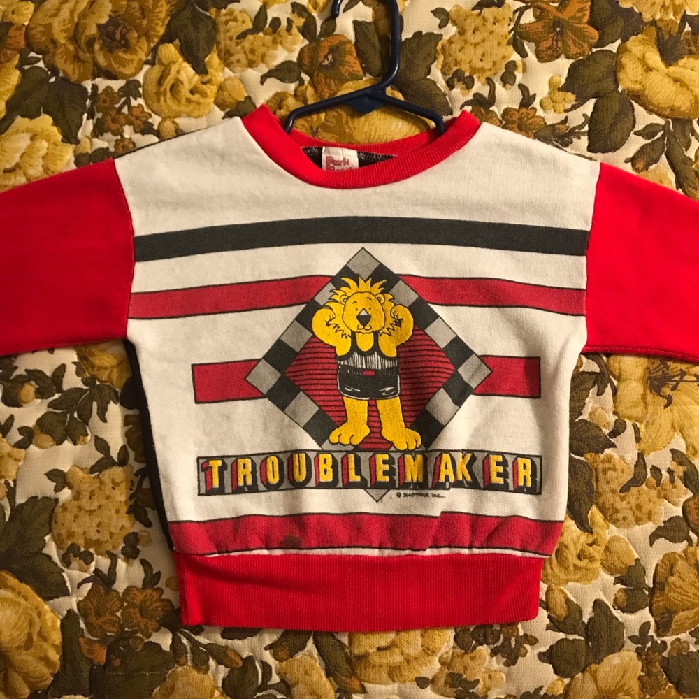 Kids Vintage Troublemaker Sweater